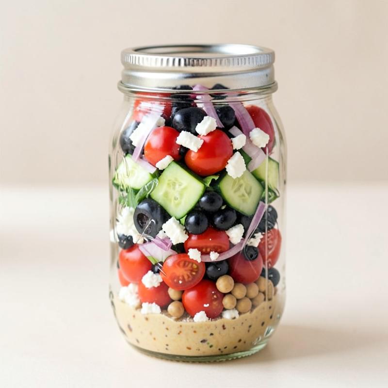 Salada no pote: Mediterrânea + Agridoce