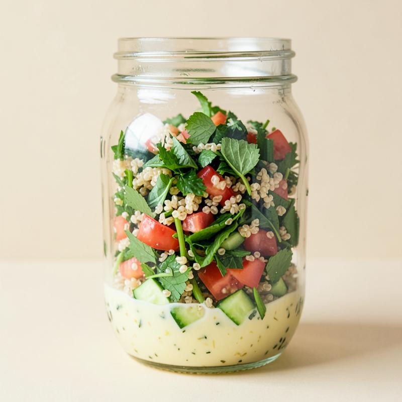 Salada no pote: Tabule Turbinado
